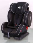   MamaKiddies Angel Wings Black-Checkered (9-36 Kg) Car seat with Protector 